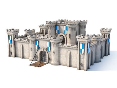 Orta Çağ kalesi, Ortaçağ tahkimatı 3D görüntüleme