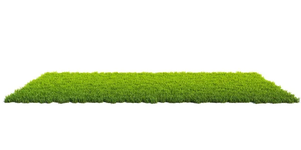 Klein Oppervlak Bedekt Met Gras Gras Podium Gazon Achtergrond Rendering — Stockfoto