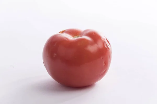 Ripe Mashed Tomato Isolated — Stock Photo, Image