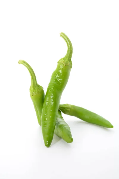 Зеленый Перец Чили Овощ — стоковое фото