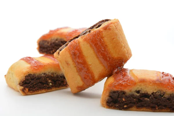 Dolce Amarena Biscotti Torta Cibo — Foto Stock
