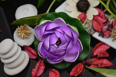 Çiçek zen terapi sağlıklı sağlıklı yaşam meditasyon