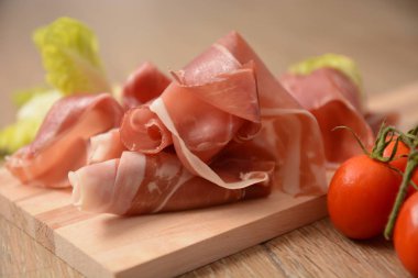 İtalyan prosciutto parma tipik gurme gıda