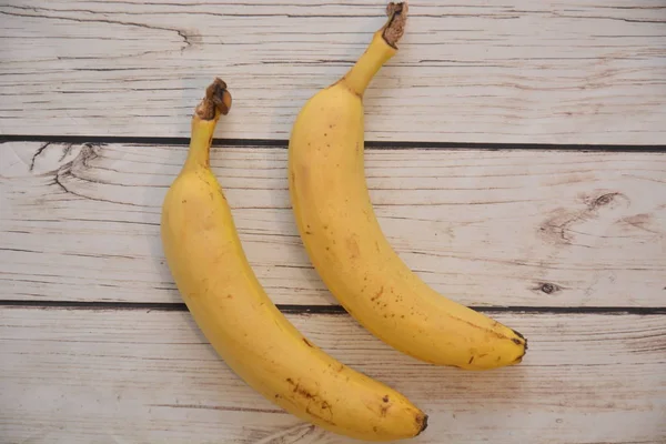 Banana Świeżych Owoców Stole — Zdjęcie stockowe