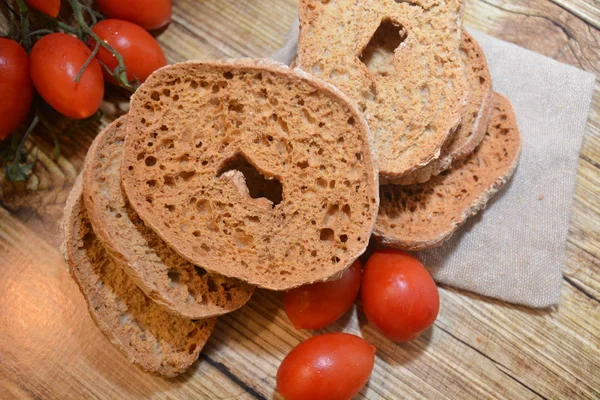 弗赛尔意大利烤面包地中海食品 — 图库照片