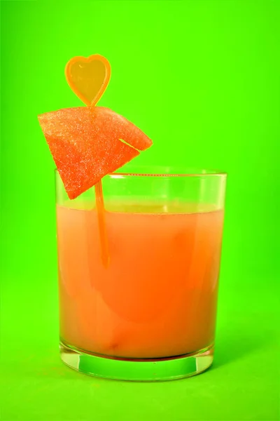 西瓜饮料鸡尾酒 — 图库照片