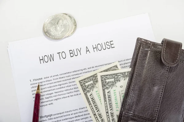 Comment Acheter Une Maison Aujourd Hui Paiement Comptant Hypothécaire — Photo