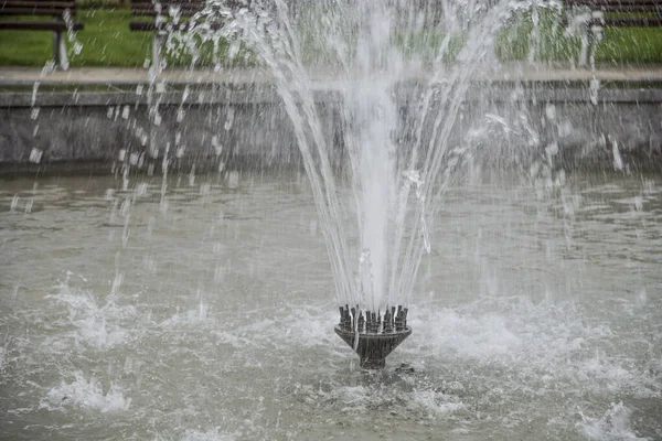 Détail Eau Dans Fontaine — Photo