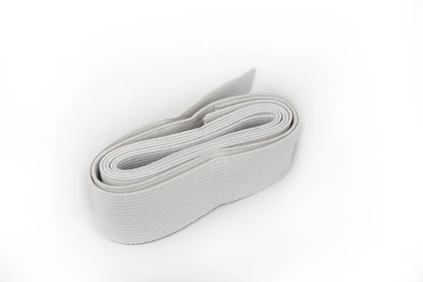 Caucho Textil Elástico Para Ropa Blanco —  Fotos de Stock