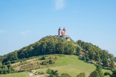 Slovak Banska Stiavnica tepelerde süvariler