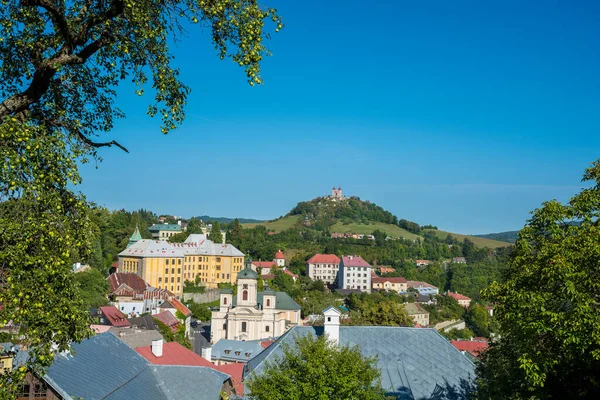 Słowacka Bańska Szczawnica Wzgórzu — Zdjęcie stockowe