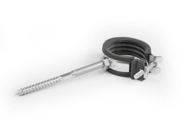 Yüzük ve cıvatalı metal boru tutacağı