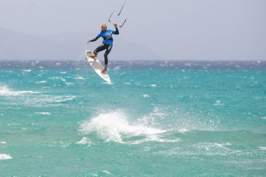 33 yaşında. Fuerteventura Dünya Kupası 2018. GKA Uçurtma Askısız Serbest Stil. 2018.07.21. Playa Sotavento.