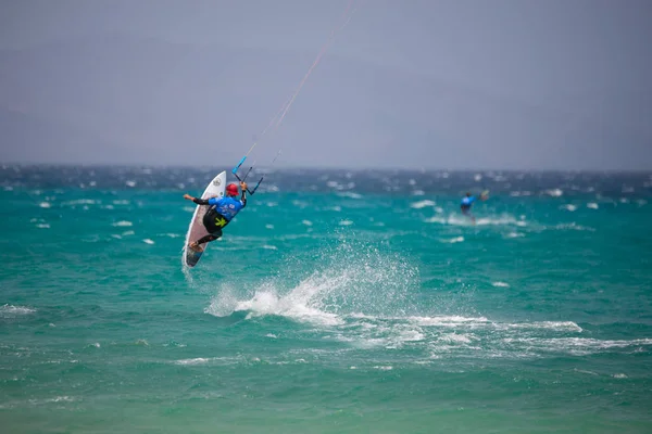 Fuerteventura World Cup 2018 Gka Kitesurf Strapless Freestyle 2018 Playa — Stock Photo, Image