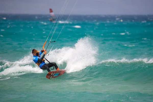 Fuerteventura World Cup 2018 Gka Kitesurf Strapless Freestyle 2018 Playa — Stock Photo, Image