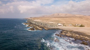 Aguas Verde Beach, fuerteventura havadan görünümü