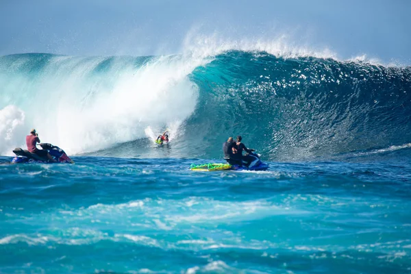 Lanzarote Novembre 2018 Surfeur Dans Grande Vague Compétition Classe Quemao — Photo