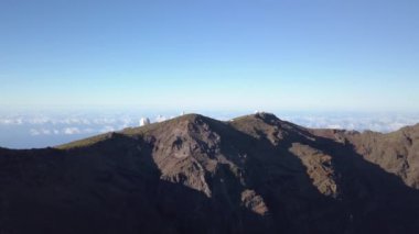 Roque De Los Muchachos, La Palma 'dan Gözlemevi Manzarası