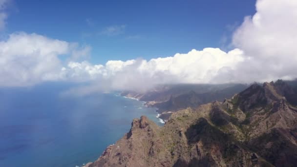 Ponto de vista rocha taborno da aldeia de Taborno — Vídeo de Stock