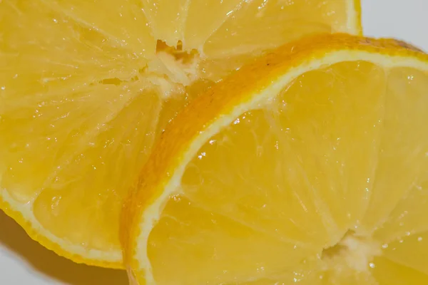 Closeup of a lemon. Lemon it is fruit.