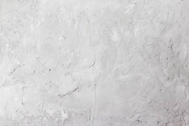 Gri arka plan. Boyalarla çizilmiş bir arka plan. Gri doku arka planı. Soyut. Yatay yönelim.