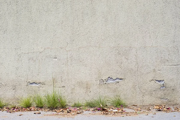 Terk edilmiş grunge kırık sıva duvar — Stok fotoğraf