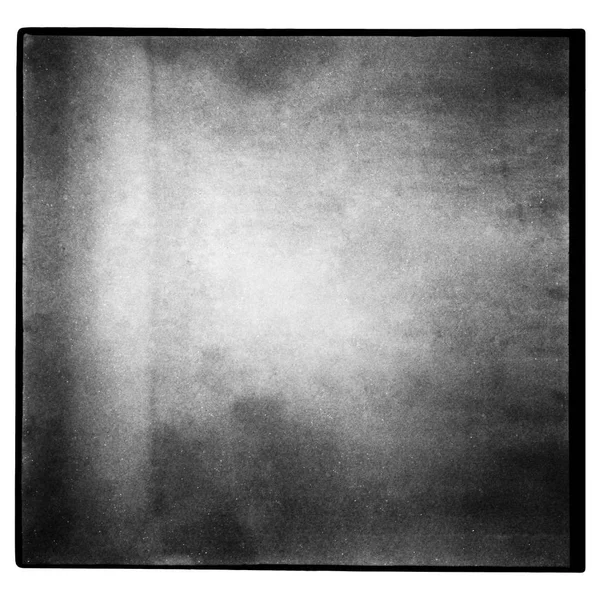 Black and white medium format film background with grain and light leak. — Stock Photo, Image