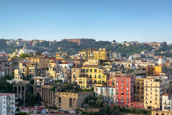 Vista Panorâmica Bela Histórica Nápoles Itália — Fotografia de Stock