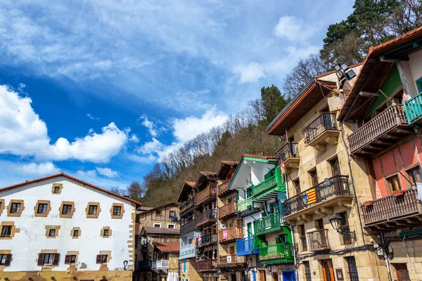 Beautiful Historic Buildings Small Town Pasai Donibane Basque Country Spain — Stock Photo, Image
