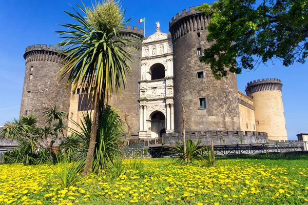 Bela Vista Castel Nuovo Nápoles Itália — Fotografia de Stock