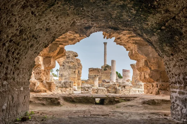 View Antonine Baths Ancient City Carthage Tunisia — Stock Photo, Image