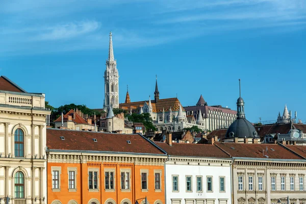 Veduta Della Bellissima Città Budapest Ungheria Della Chiesa San Mattia — Foto Stock