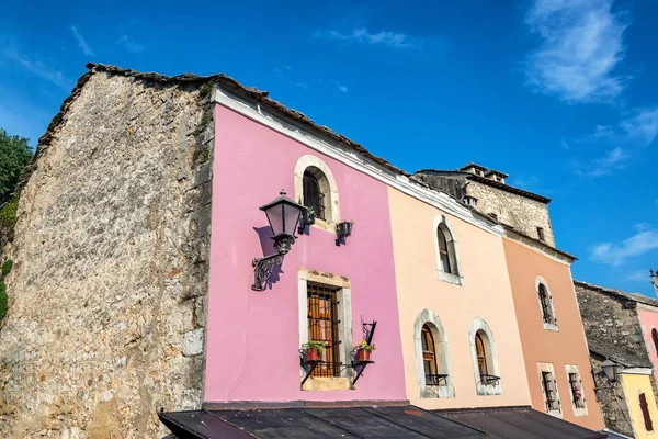 Coloridos Edificios Históricos Mostar Bosnia Herzegovina — Foto de Stock