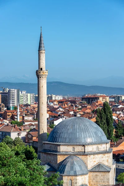 Sinan Paşa Camii Manzarası Ile Cityscape Prizren Kosova Içinde Belgili — Stok fotoğraf