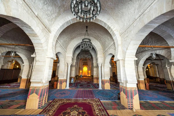 Sousse Tunisia Aprile Veduta All Interno Della Grande Moschea Sousse — Foto Stock