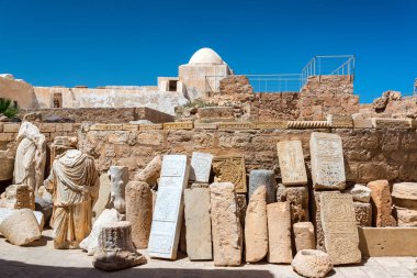 Ancient Statues in Djerba, Tunisia clipart