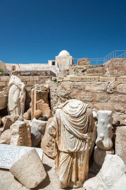 Ancient Sculptures in Djerba, Tunisia clipart