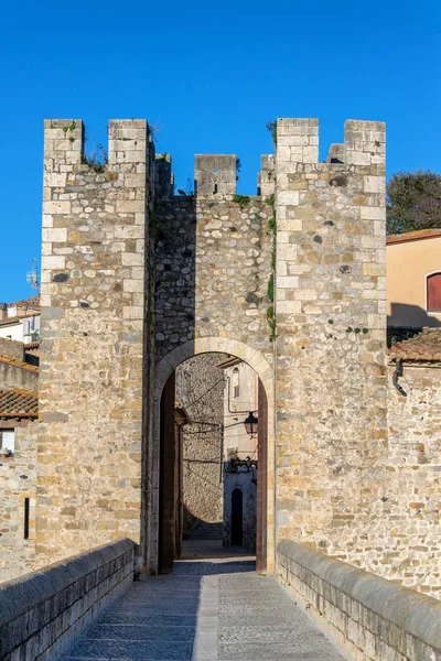 Entrada para Besalu, Espanha — Fotografia de Stock