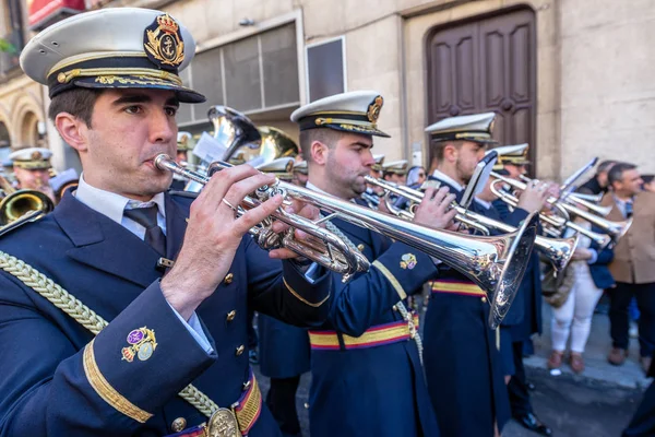 Band Playing during Holy Week in Seville, Spain — Stock Photo, Image