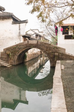 Zhouzhuang ünlü için onun kanallar Jiangsu eyaletinde bir kasabadır, Çin, bilinen 