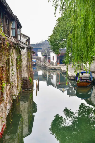 Zhouzhuang Jiangsu China Dezembro 2018 Zhouzhuang Uma Cidade Famosa Por — Fotografia de Stock