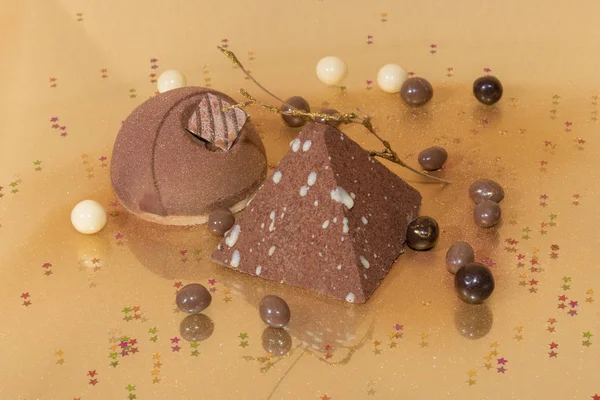 Βελγική σοκολάτα Μους κέικ — Φωτογραφία Αρχείου