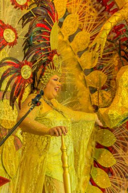 insanlar celebra için vinaros, sokaklarında kostümleri giyinme