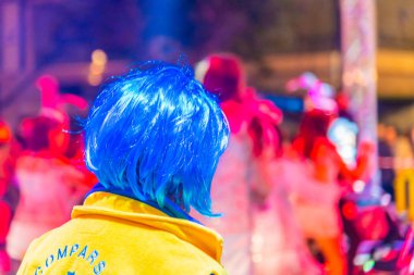 insanlar celebra için vinaros, sokaklarında kostümleri giyinme