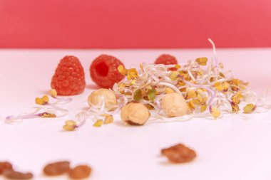 ahududu ile fasulye filizi salatası