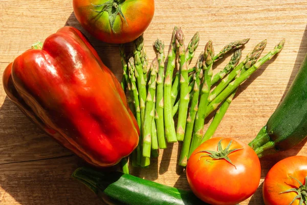 Hortalizas tropicales ecológicas para un estilo de vida saludable — Foto de Stock