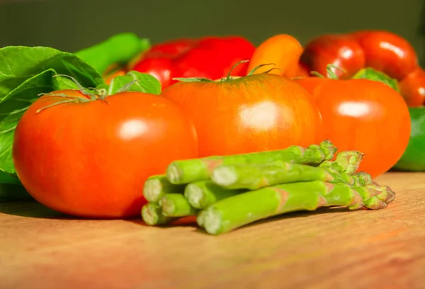 Foto retrato de verduras frescas — Foto de Stock
