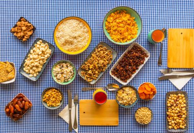 Kahvaltı Malzemeleri Top View