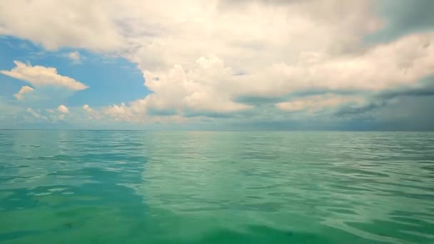 Vista Incrível Ilha Paradisíaca Oceano Índico Fundo Natureza Lindo Maldivas — Vídeo de Stock