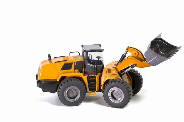 Över Radiostyrda Modell Traktor Racing Bilar Vit Bakgrund Fritid Barn — Stockfoto